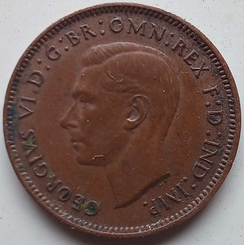 Great Britain 1943 Farthing