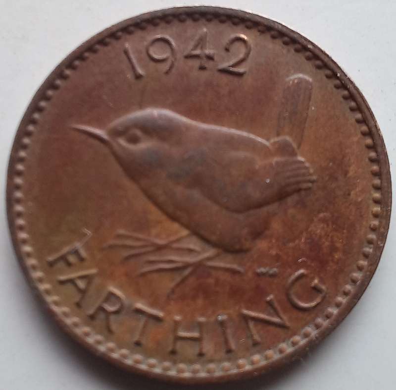 Great Britain 1942 Farthing