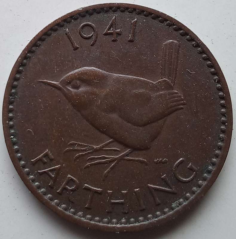 Great Britain 1941 Farthing