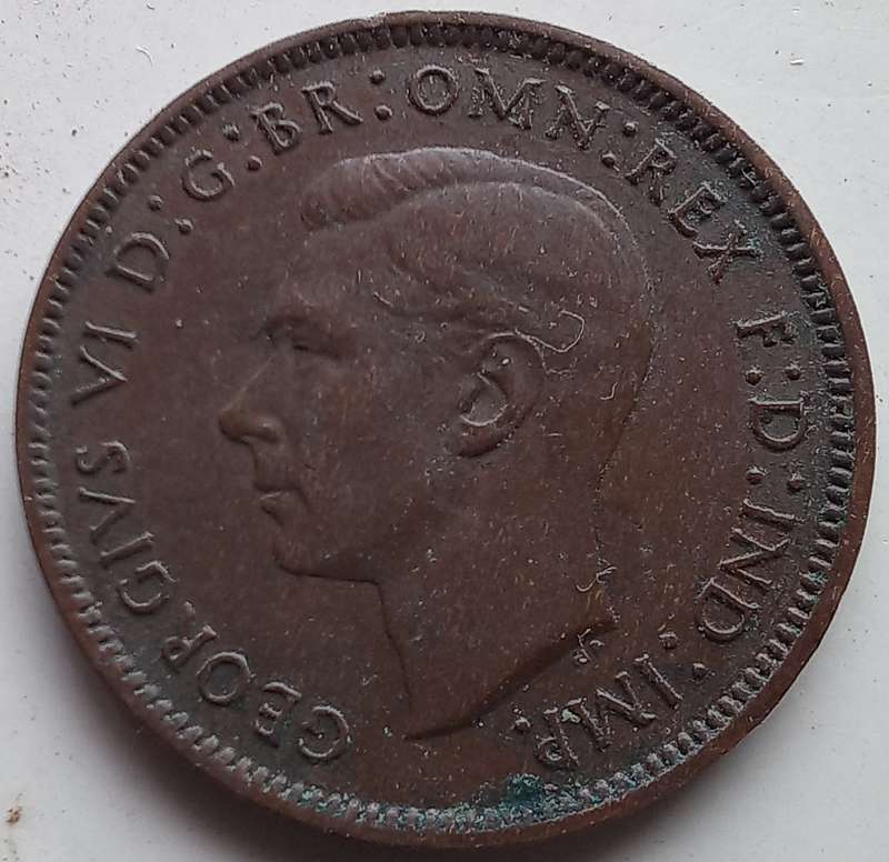 Great Britain 1941 Farthing