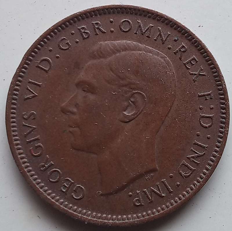 Great Britain 1945 Farthing