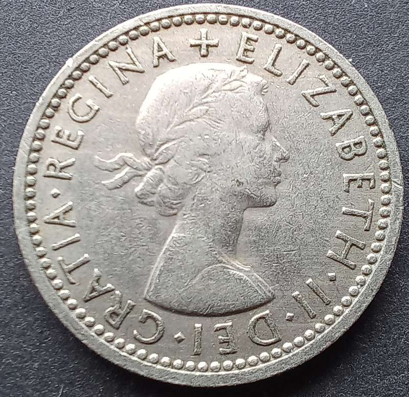Great Britain 1959 Sixpence