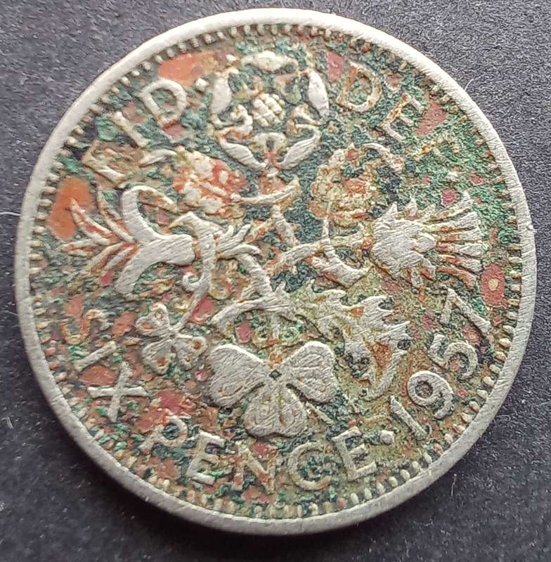 Great Britain 1957 Sixpence