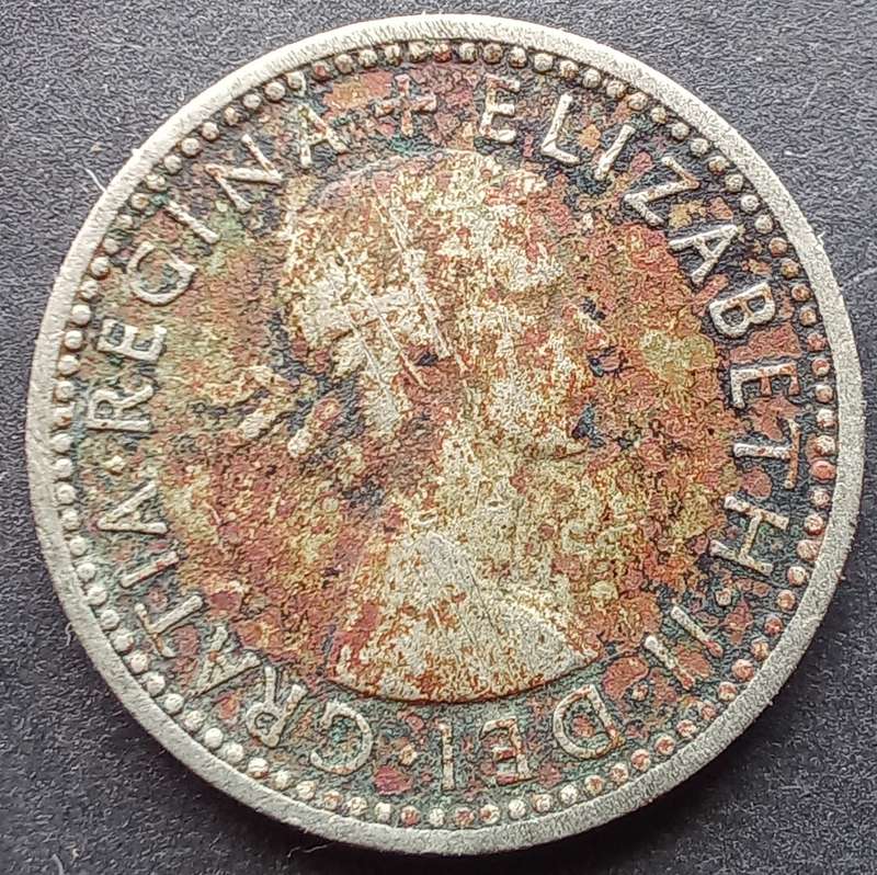 Great Britain 1957 Sixpence