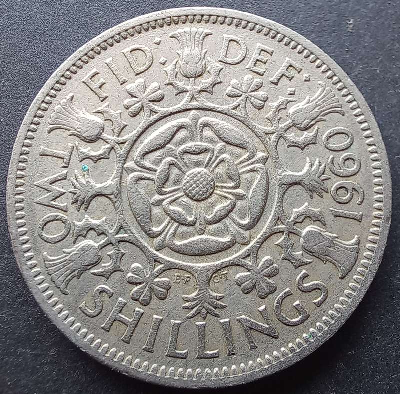 Great Britain 1960 Two Shilling