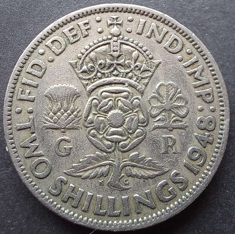 Great Britain 1948 Two Shilling