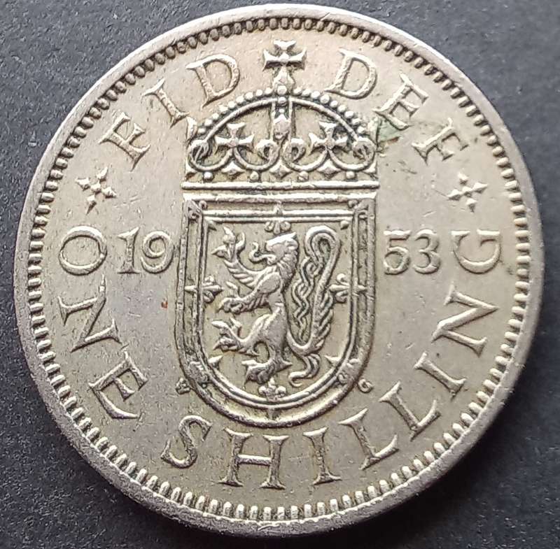 Great Britain 1953 Shilling