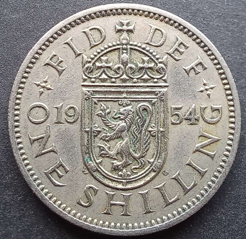 Great Britain 1954 Shilling