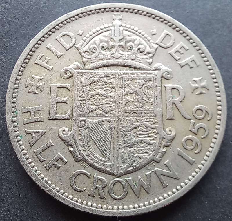 Great Britain 1959 Half Crown