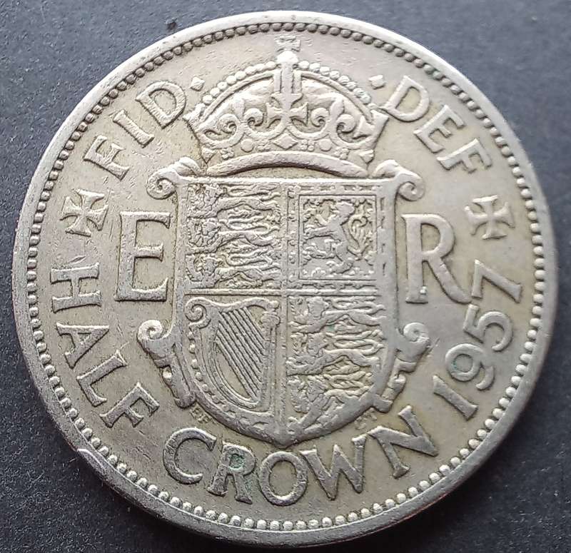 Great Britain 1957 Half Crown