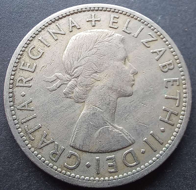 Great Britain 1957 Half Crown