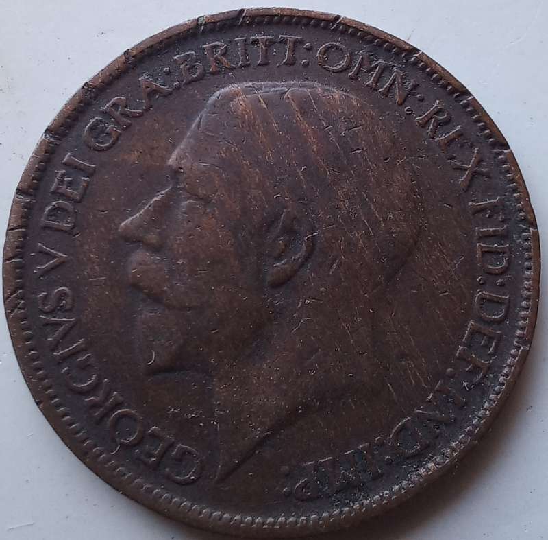 Great Britain 1920 Half Penny