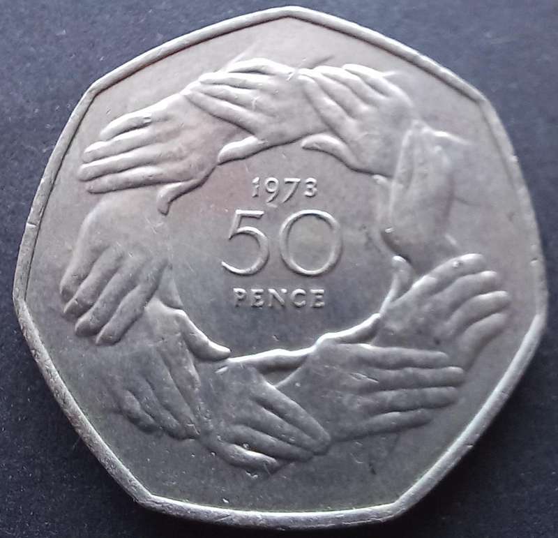 Great Britain 1973 50 Pence