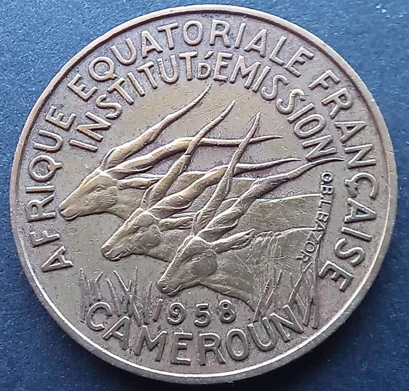 Cameroon 1958 10 Franc