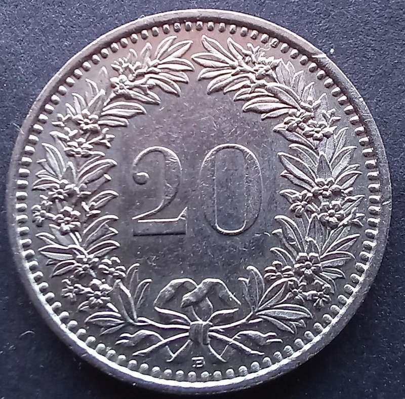 Switzerland 1987 20 Rappen
