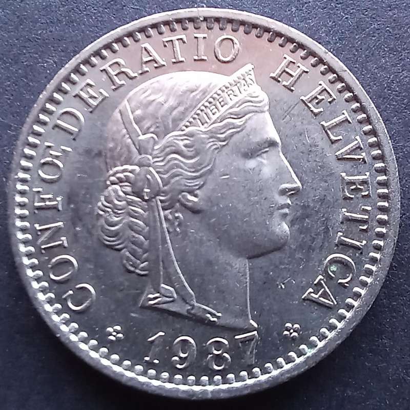 Switzerland 1987 20 Rappen