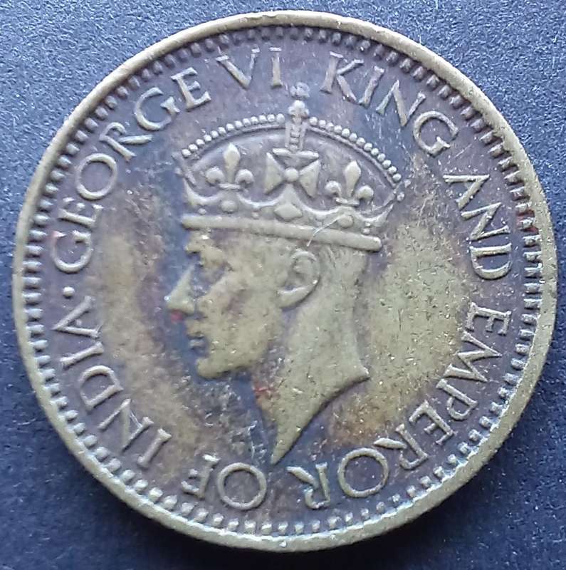 Ceylon 1943 25 Cent