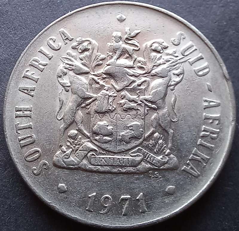 RSA 50 cent 1971