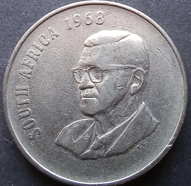 RSA 50 cent 1968 Eng