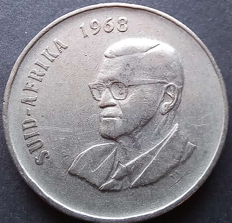 RSA 50 cent 1968 Afr