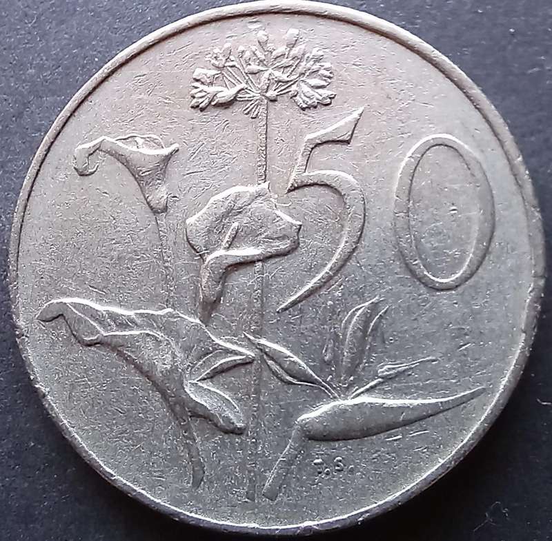 RSA 50 cent 1968 Afr
