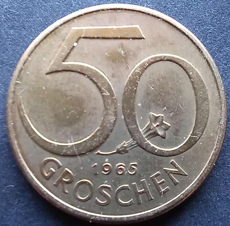 Austria 1965 50 Groschen