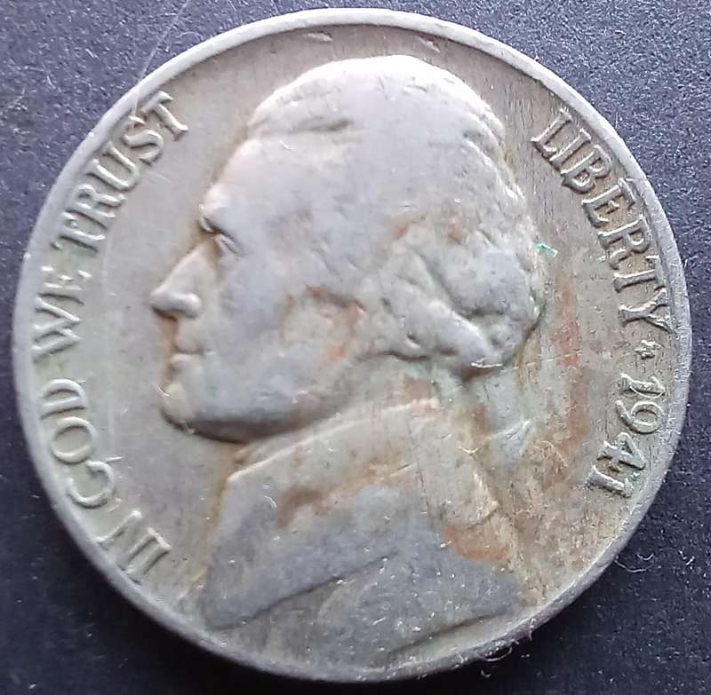 USA Five Cents 1941