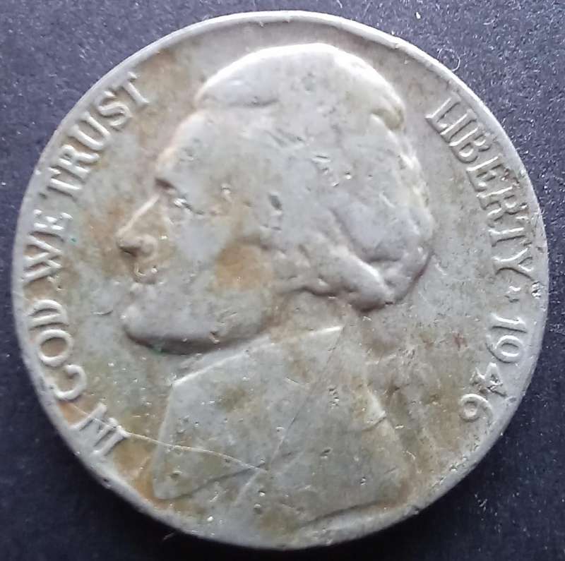USA Five Cents 1946