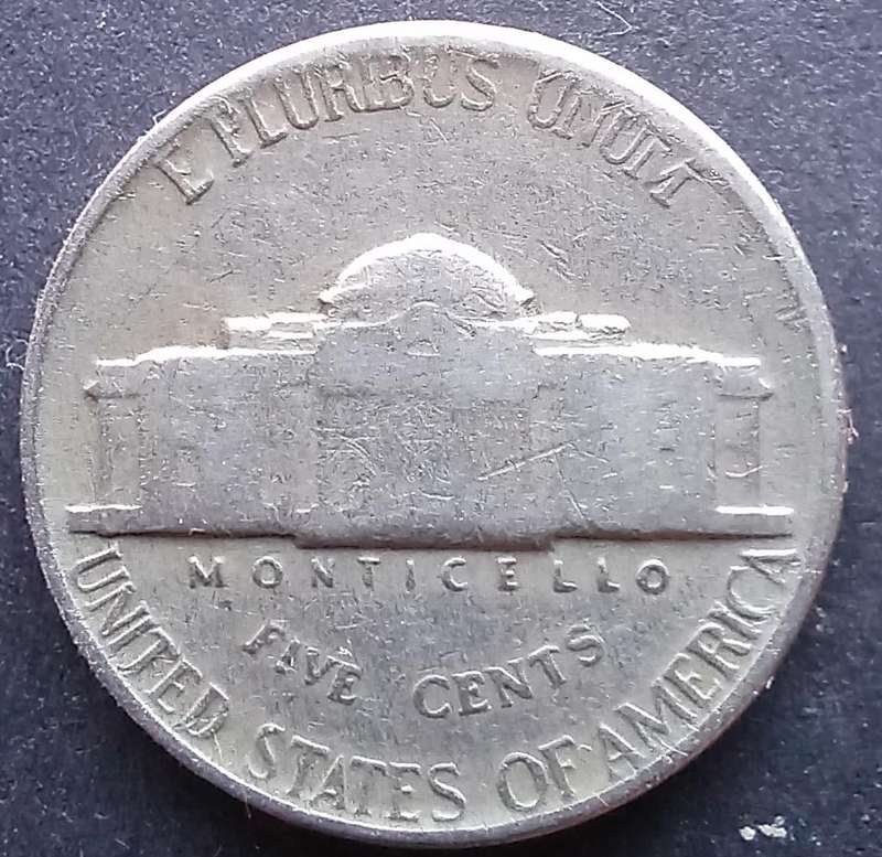USA Five Cents 1952