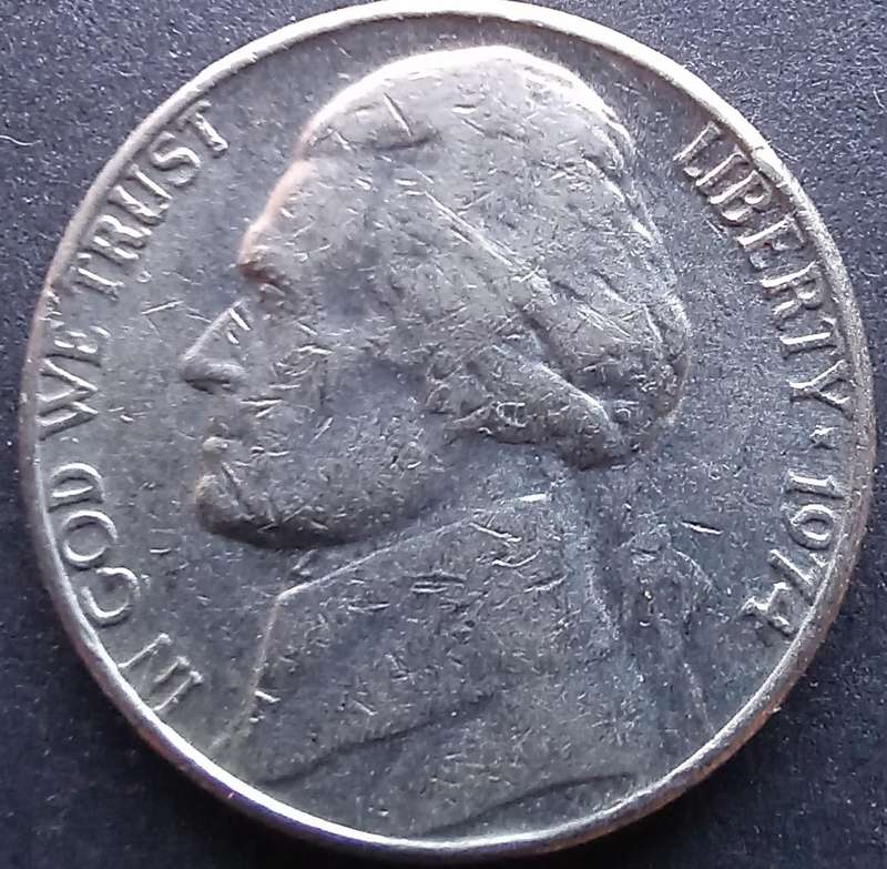 USA Five Cents 1974