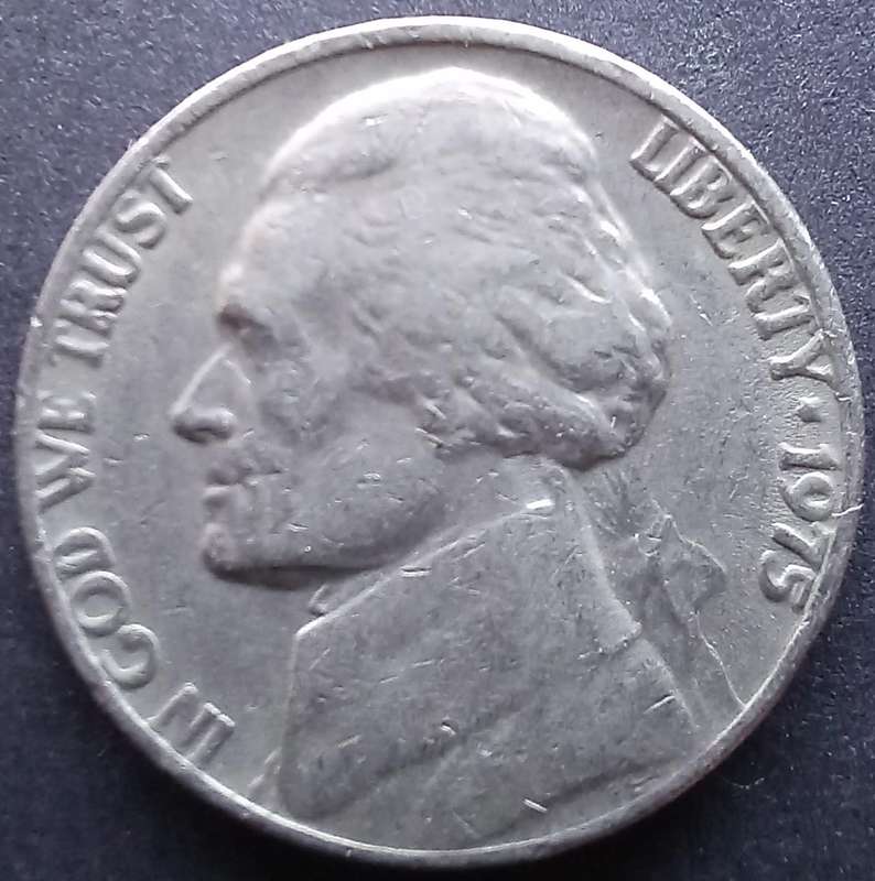 USA Five Cents 1975