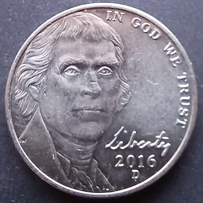 USA Five Cents 2016