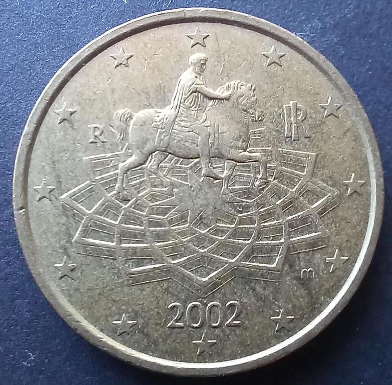 Italy 2002 50 Euro Cent