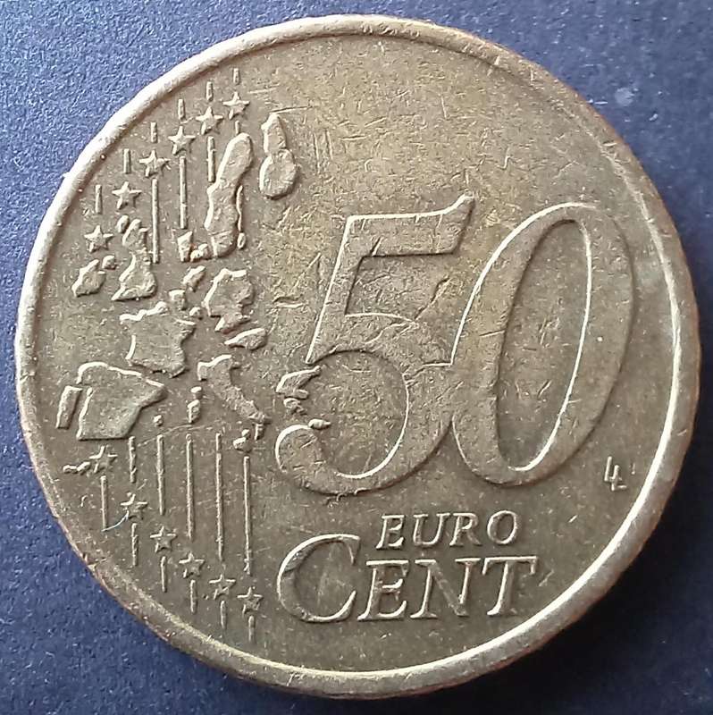 Netherlands 1999 50 Euro Cent