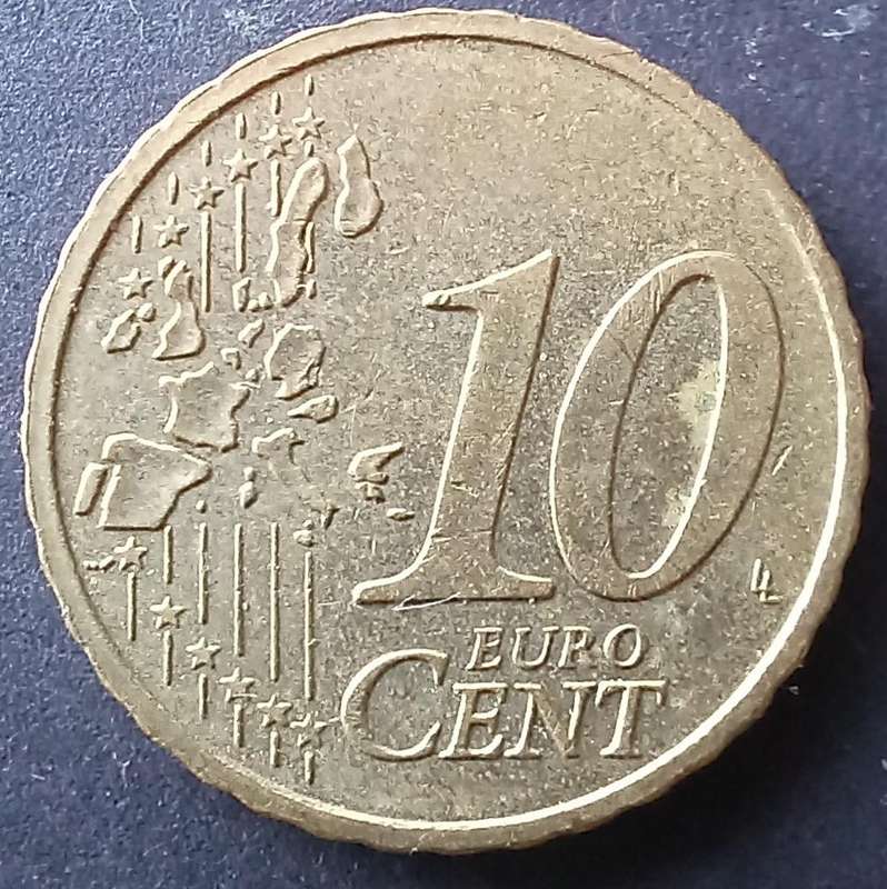 Ireland 2002 10 Euro Cent