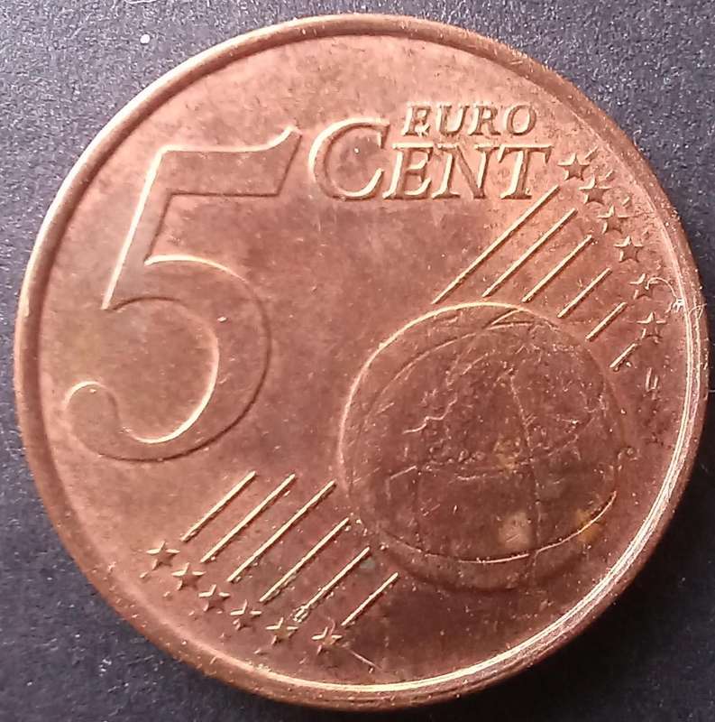 Netherlands 1999 5 Euro Cent