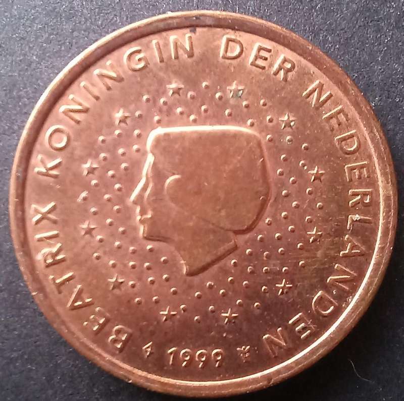 Netherlands 1999 5 Euro Cent