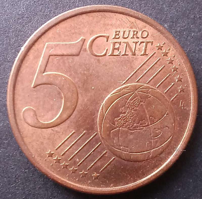 Ireland 2002 5 Euro Cent