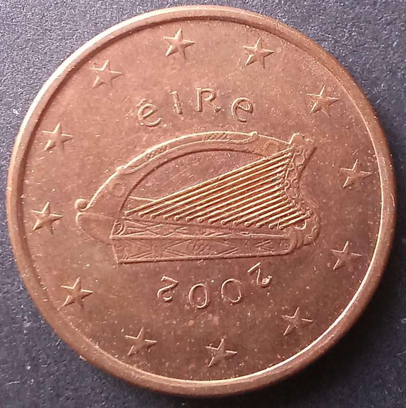 Ireland 2002 5 Euro Cent