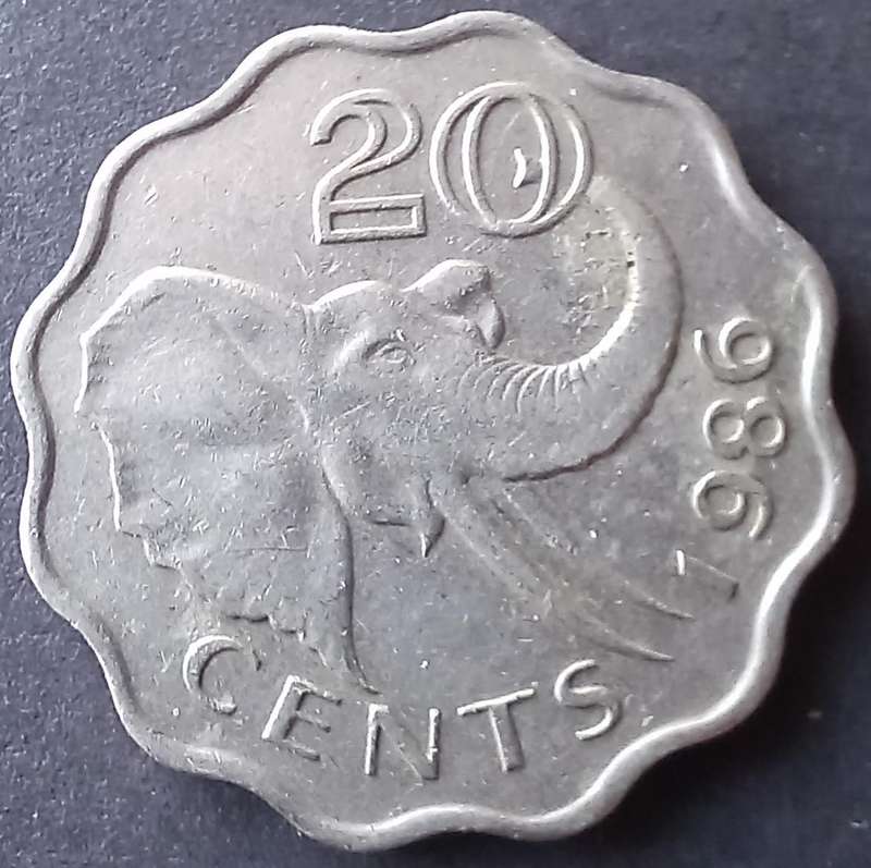 Swaziland 1986 20 Cents