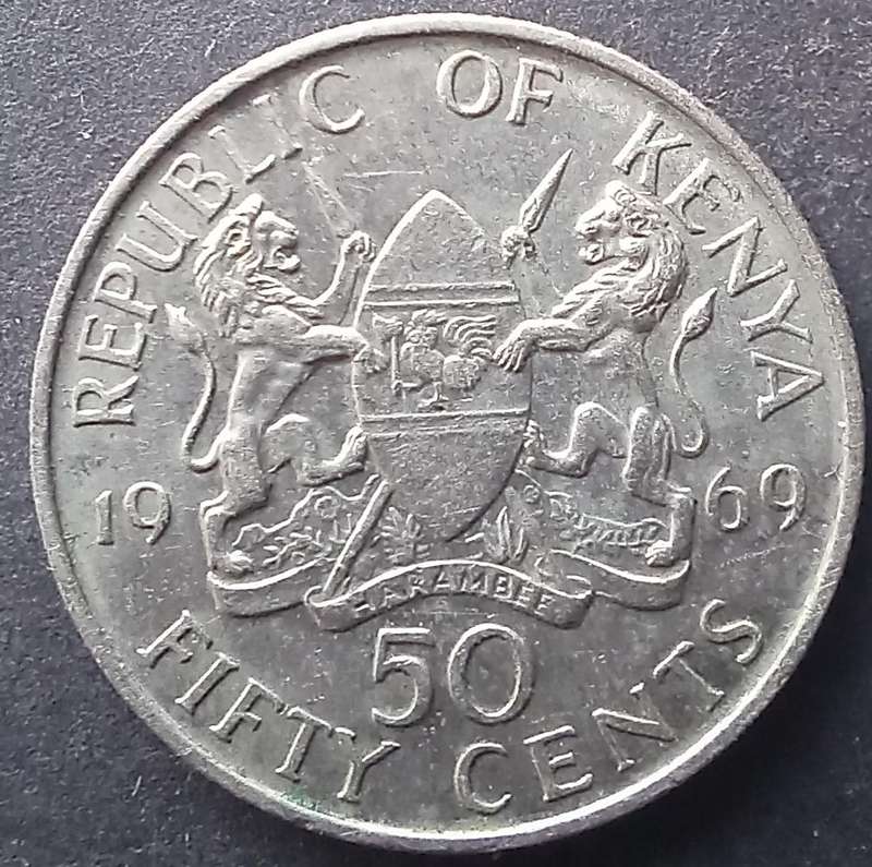 Kenya 1969 50 Cents