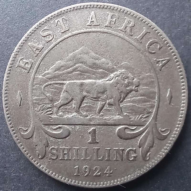 East Africa 1924 1 Shilling