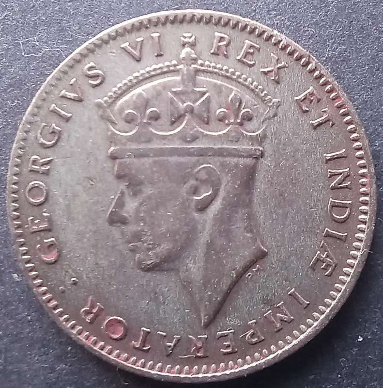 East Africa 1942 1/2 Shilling