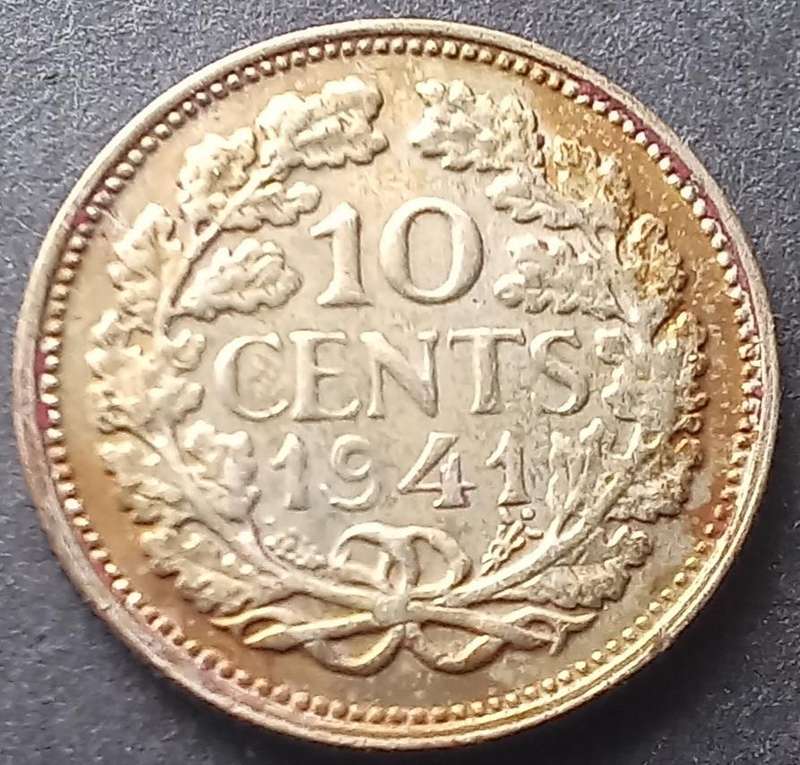 Netherlands 1941 10 Cents