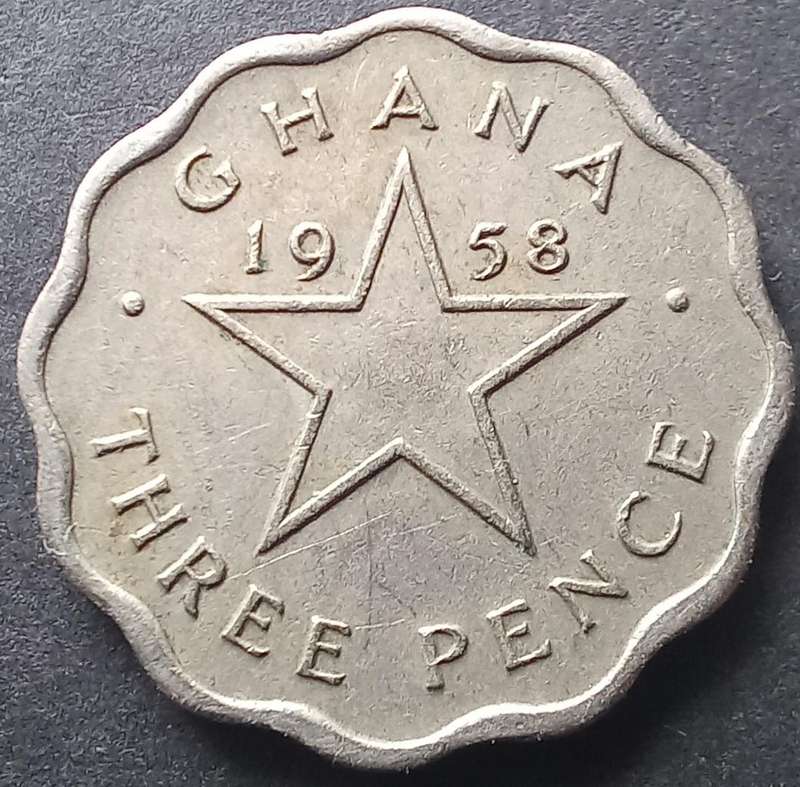Ghana 1958 3 Pence