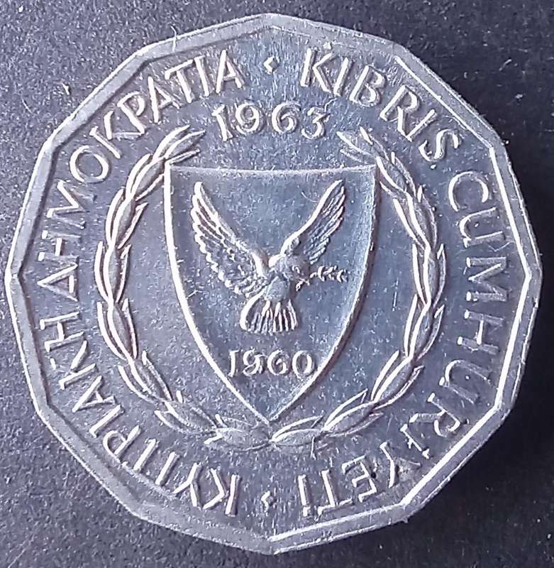 Cyprus 1 Mil 1960