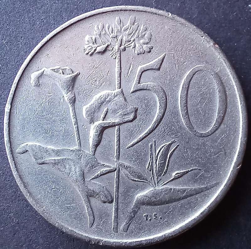 RSA 50 cent 1971