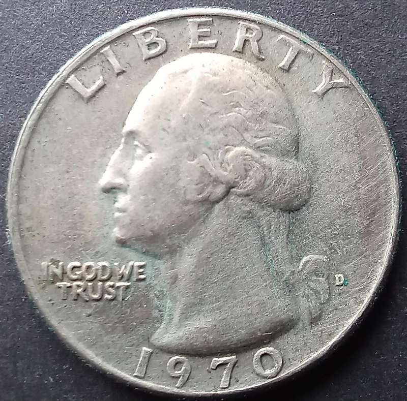 USA Quarter Dollar 1970
