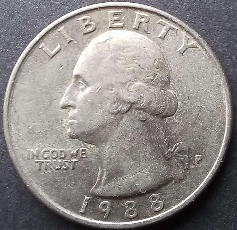 USA Quarter Dollar 1988