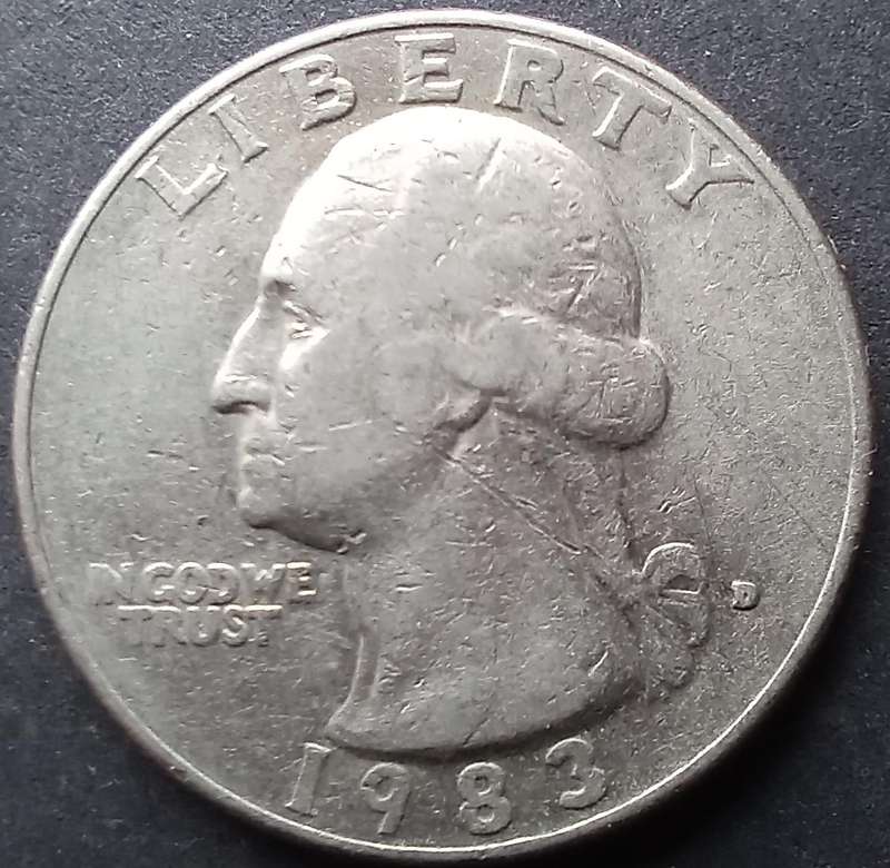 USA Quarter Dollar 1983